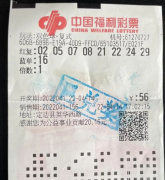 <b>榆林彩民守号半年 喜中双色球50.7万元</b>