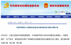 <b>西安8大领域全面专项整治 着力解决群众操心事烦心事揪心事</b>