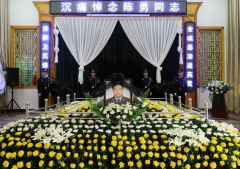 送别战友！陕西省因公牺牲民警陈勇同志遗体告别仪式在兴平市举行