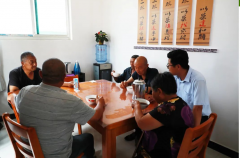 <b>榆林市榆阳区碎金驿村为调解群众矛盾纠纷开设“大碗茶工作室”</b>