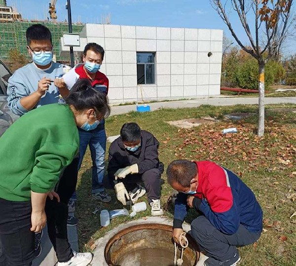 延安环境监测站与延安生态环境局宝塔分局联合开展医疗废水监测执法工作