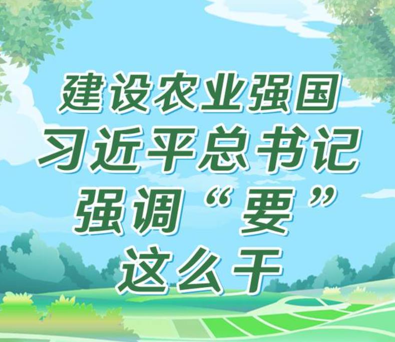 <b>学习进行时｜建设农业强国，习近平总书记强调“要”这么干</b>