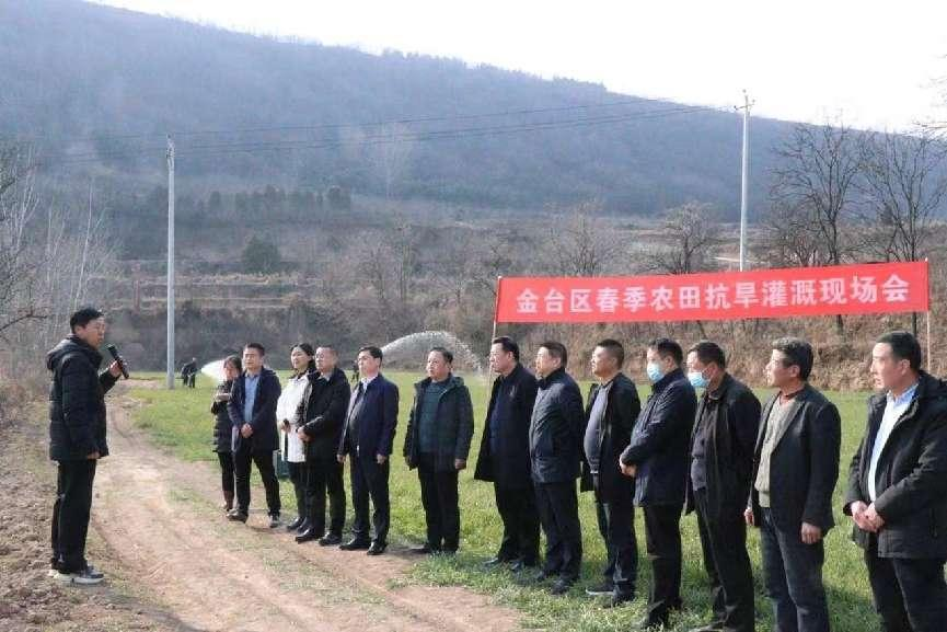 宝鸡市金台区春季农田抗旱灌溉现场推进会召开