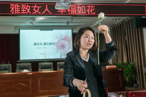 <b>榆林市中心血站“三八”妇女节插花活动</b>