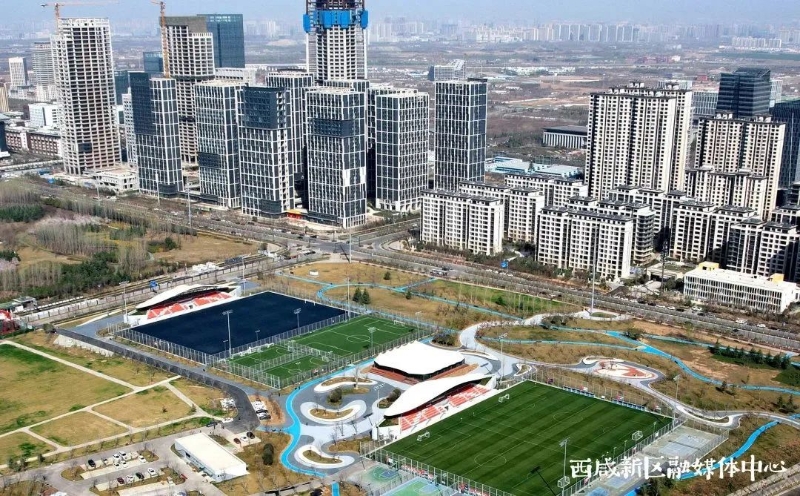 <b>西安西咸新区沣东足球公园今日开园！可容纳6万人观赏比赛</b>