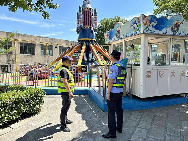 长安旅警开展景区安全生产检查 营造安全舒适旅游环境