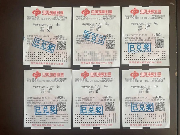 <b>榆林彩市“3D”高手再次出手 单选复式中出31.2万元</b>