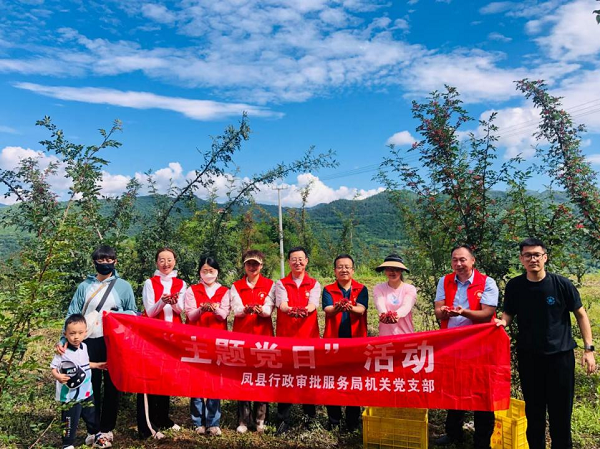 <b>亲子研学共成长 宝鸡凤县行政审批服务局开展8月份主题党日活动</b>