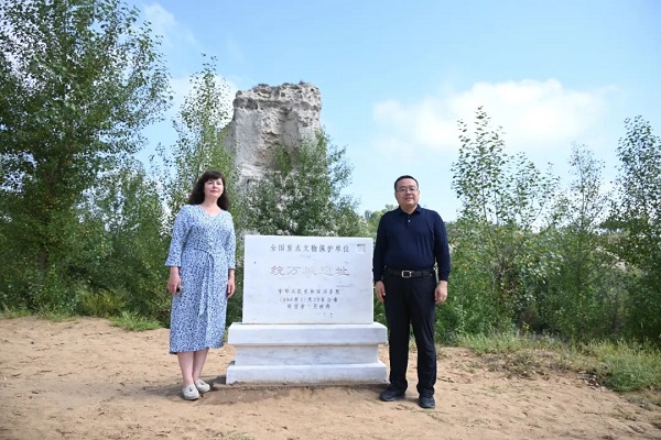 <b>俄罗斯库尔干州政企代表团调研靖边县统万城国家考古遗址公园</b>