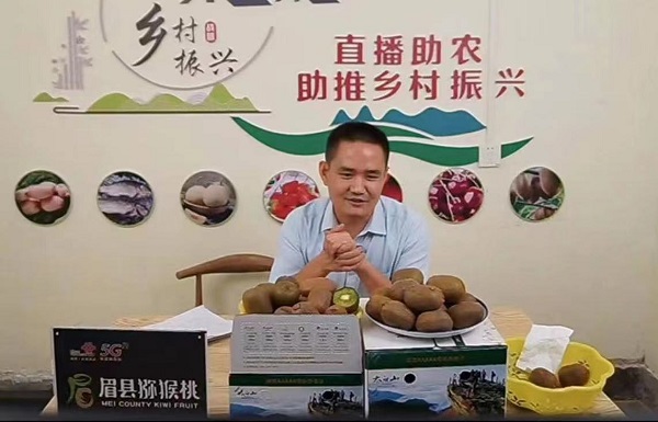 <b>眉县槐芽镇持续开展“直播助农，助推乡村振兴”活动</b>