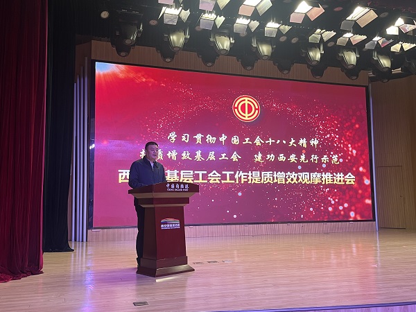 <b>西安市召开基层工会工作提质增效观摩推进会</b>