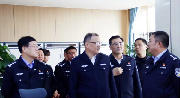 <b>陕西省公安厅督导调研靖边县公安局党委意识形态和思想政治工作</b>