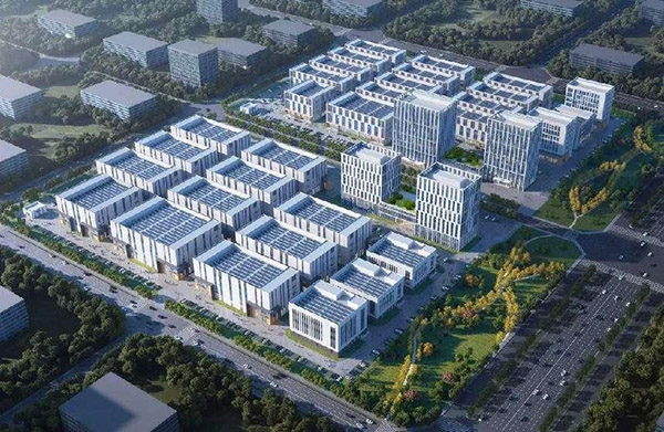 西咸新区·秦汉大健康产业园西区一期已有8栋厂房主体封顶！