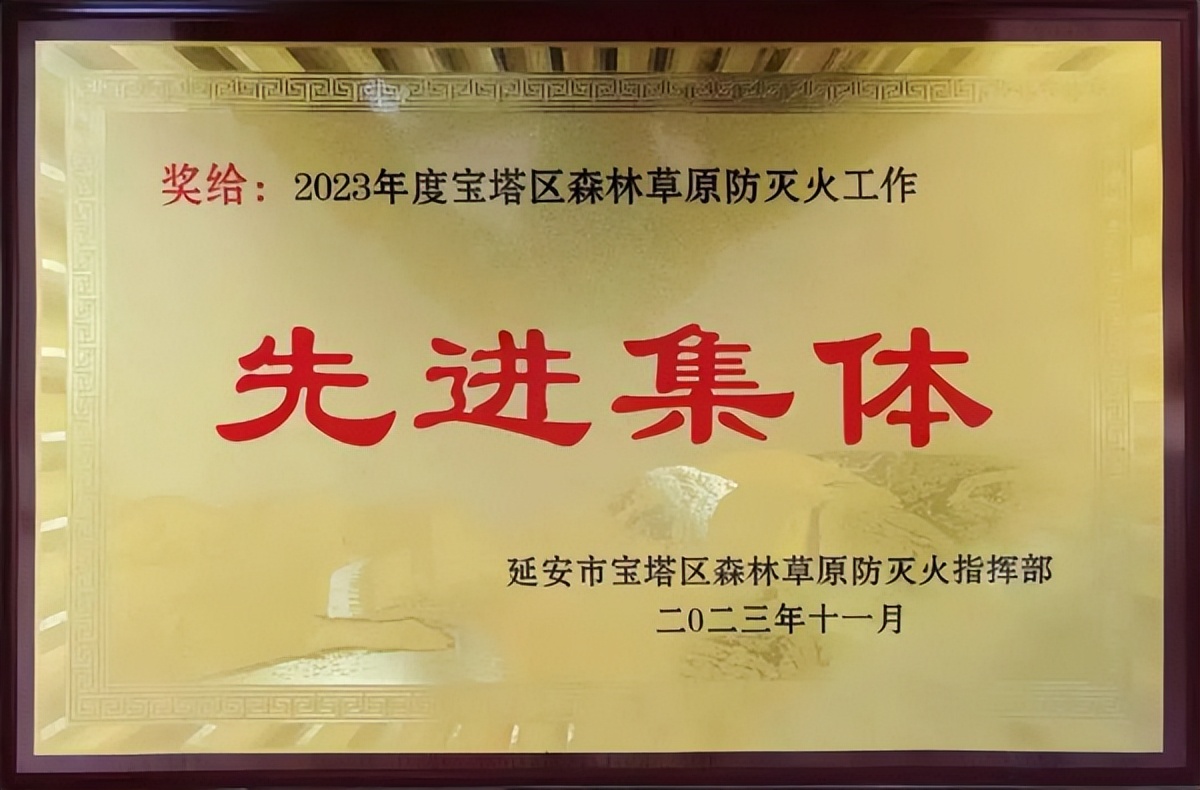 <b>延长油田宝塔采油厂再获宝塔区“森林防火先进集体”荣誉称号</b>