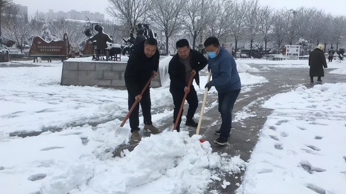<b>渭南市合阳县：为民办实事 雪中验实效</b>