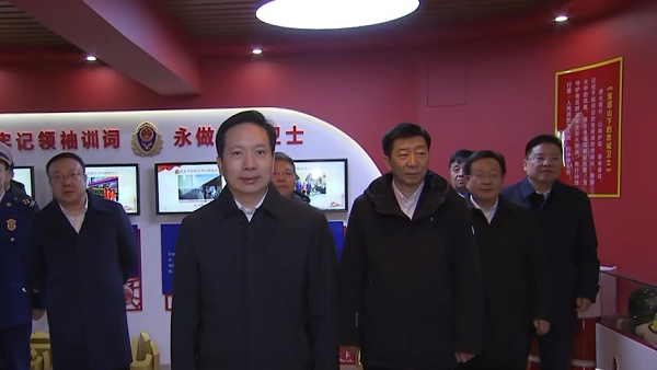 <b>省委书记赵一德、省长赵刚到宝塔消防救援站调研并看望“时代楷模”集体</b>