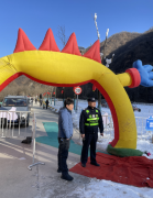 <b>长安旅警到翠华山滑雪场开展安全检查</b>