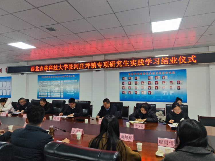 <b>西北农林科技大学乡村振兴专项研究生学习实践结业仪式在延安市宝塔区举</b>