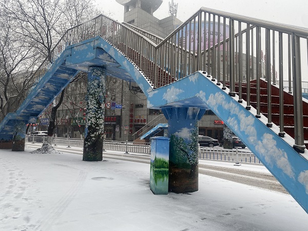 <b>榆林市府谷县立体过街设施 让城市“脉络”更畅通  </b>