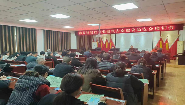 <b>宝鸡市眉县槐芽镇召开餐饮企业燃气安全暨食品安全培训会</b>