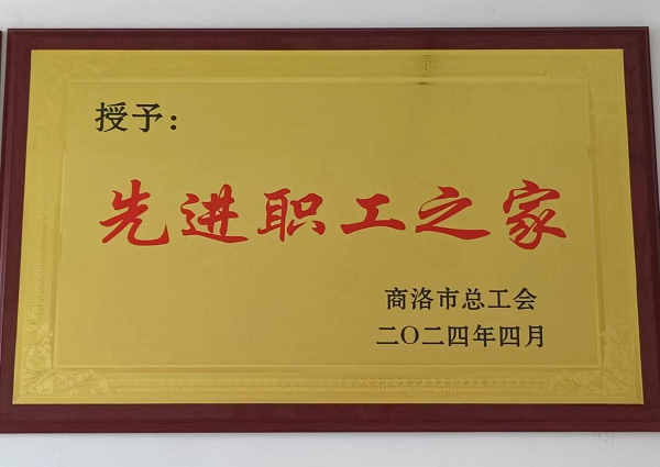 商洛市福彩中心工会荣获商洛市“先进职工之家”称号  