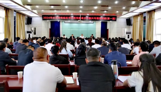<b>商洛市山阳县村党组织书记抓党建促乡村振兴专题培训班开班  </b>