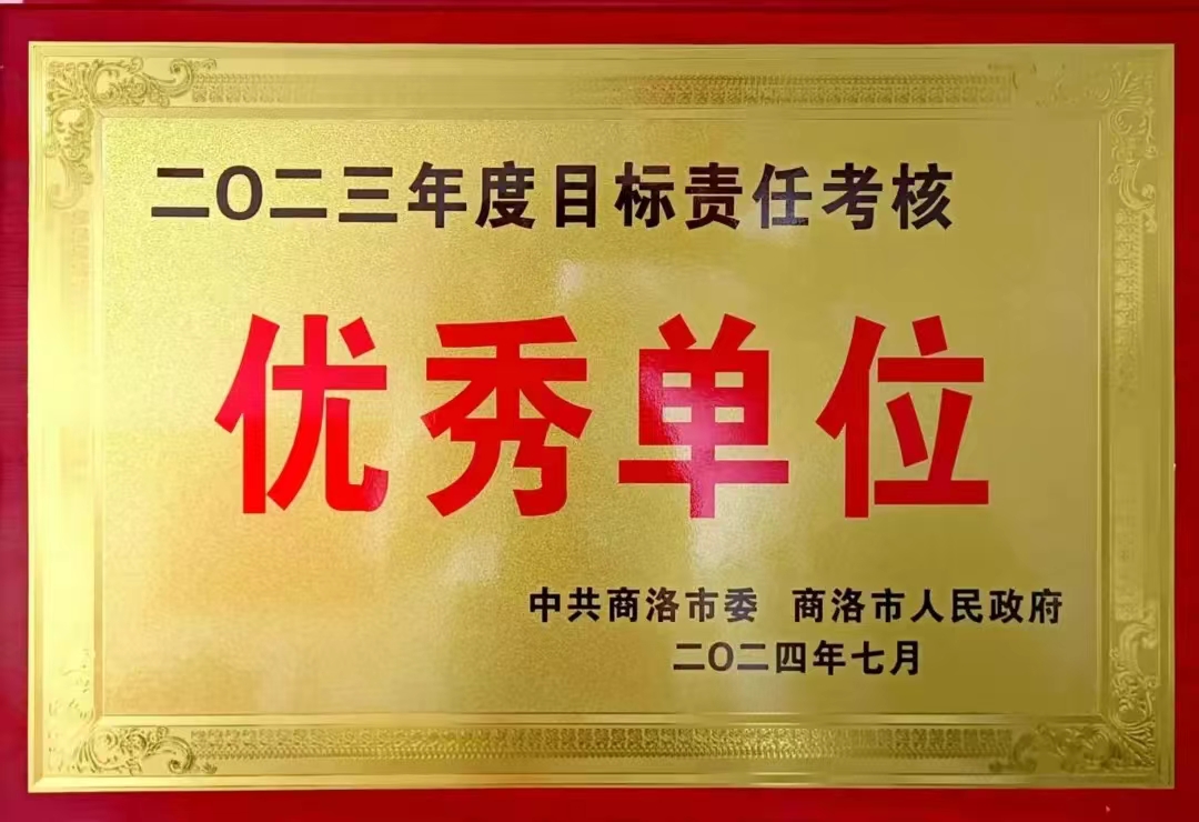 <b>商洛市妇联荣获全市2023年度目标责任考核优秀单位</b>