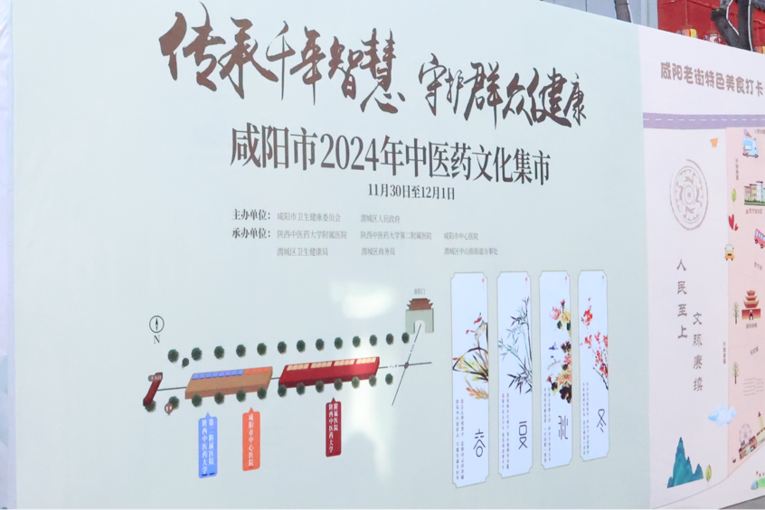 <b>赓续数千年 中医正青春 —来咸阳市渭城区“打卡”中医药文化集市</b>