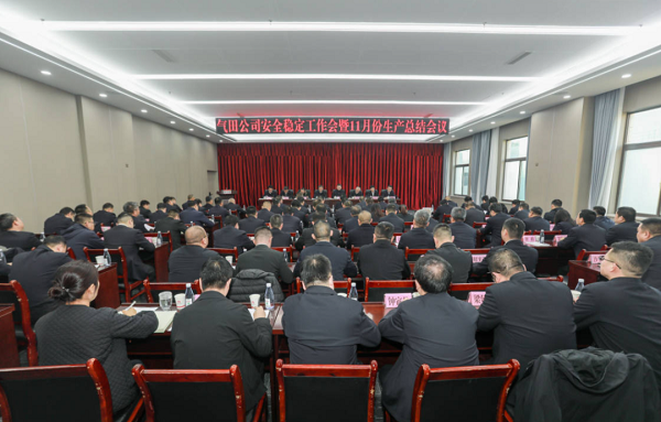 <b>延长气田公司召开安全稳定工作会暨11月份生产总结会</b>