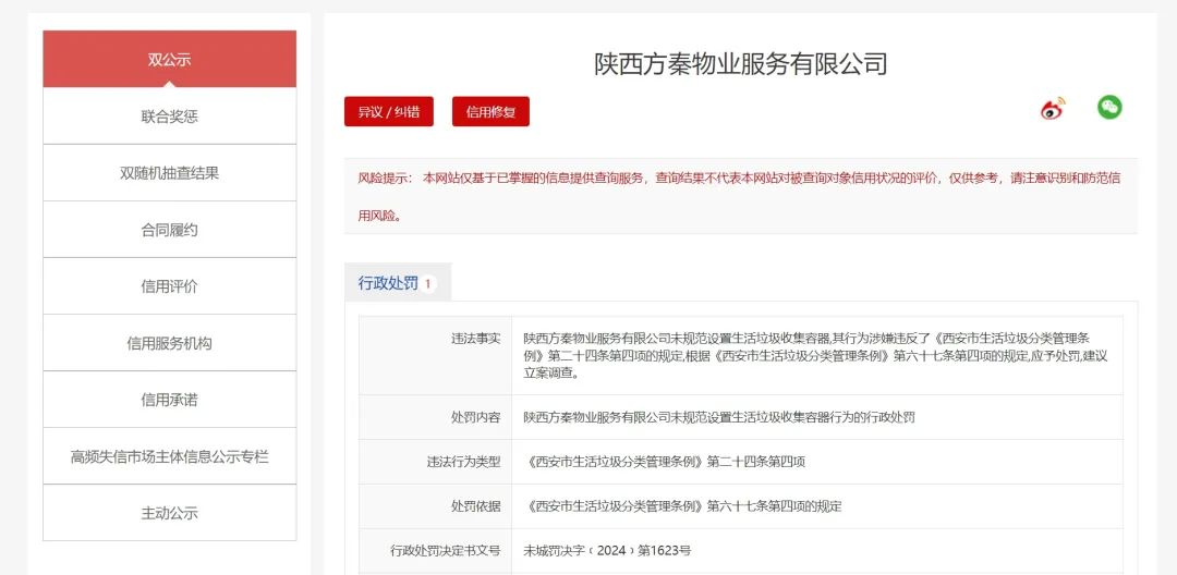 <b>西安2家物业公司被查处</b>