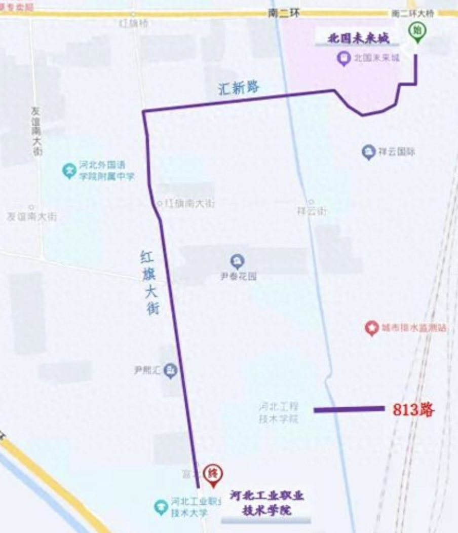 <b>河北石家庄813路开通试运营</b>