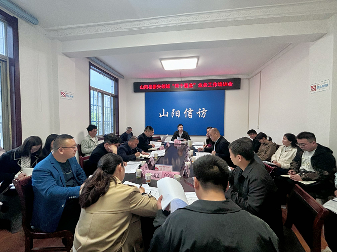 <b>商洛市山阳县召开新兴领域业务工作培训会  </b>