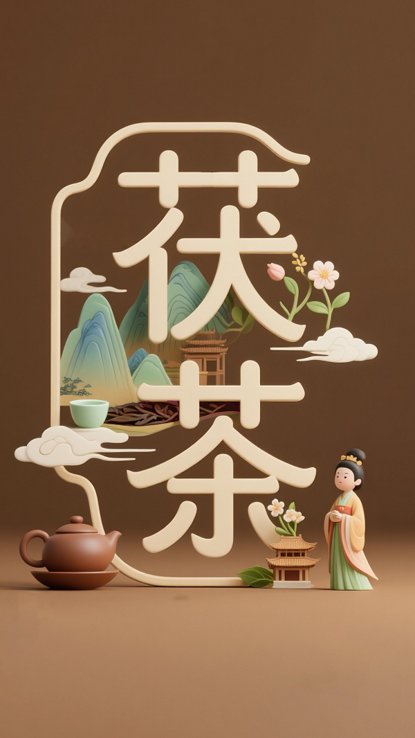 参赛作品线上展（五） | 茯茶镇“茯·智绘新生”数字艺术设计