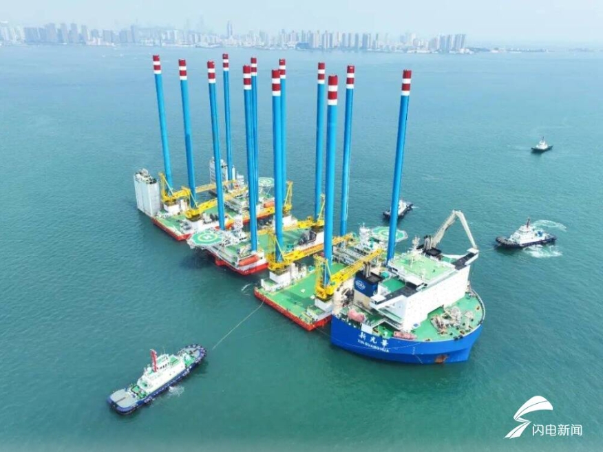 <b>山东省青岛引航站创我国海上重大件运输领域新纪录</b>