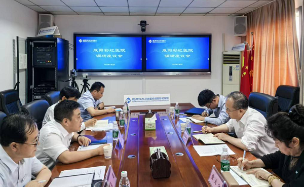 <b>通用技术环球医疗总经理一行赴咸阳彩虹医院调研</b>
