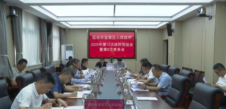 延安市宝塔区政府召开2025年第12次党组会暨第8次常务会议