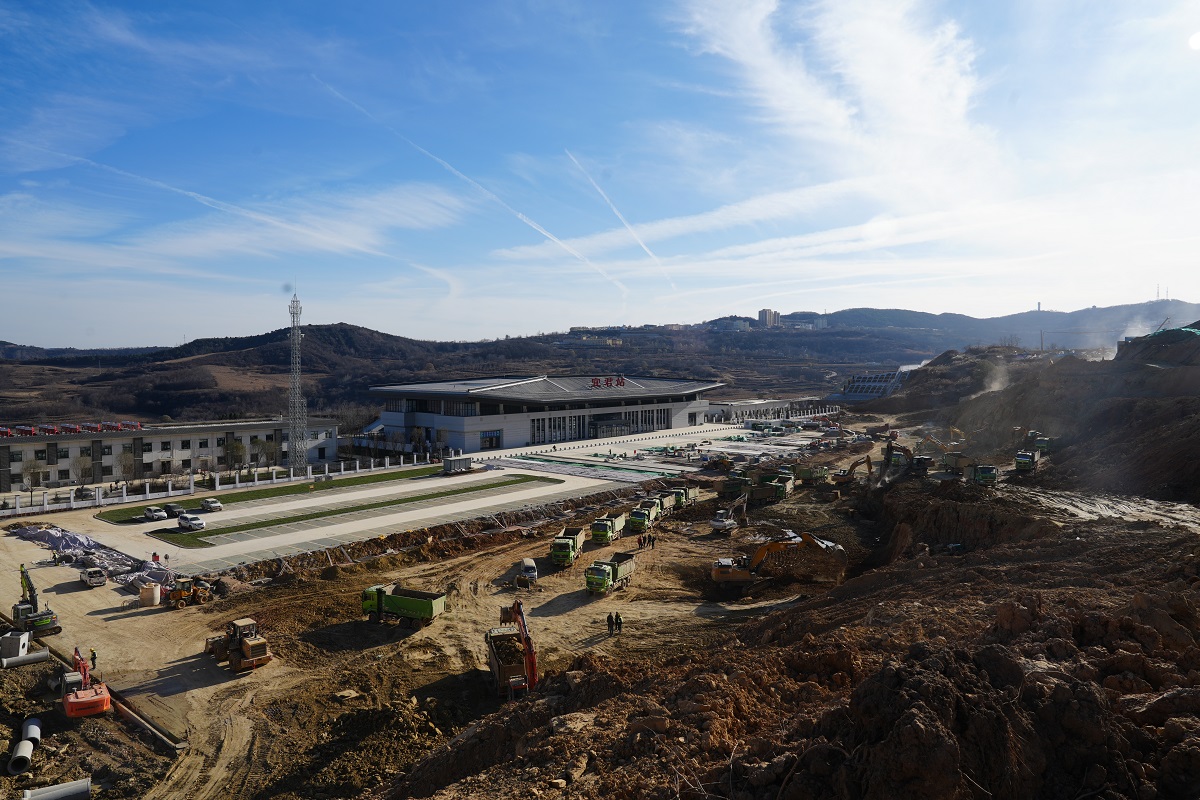 全力冲刺！西延高铁宜君站市政配套进入收尾阶段