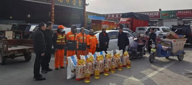 榆林市靖边县市场监管局开展节前慰问活动  