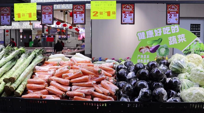 热气腾腾的中国年 | 榆林市靖边县：“惠民菜篮子”点燃新春消