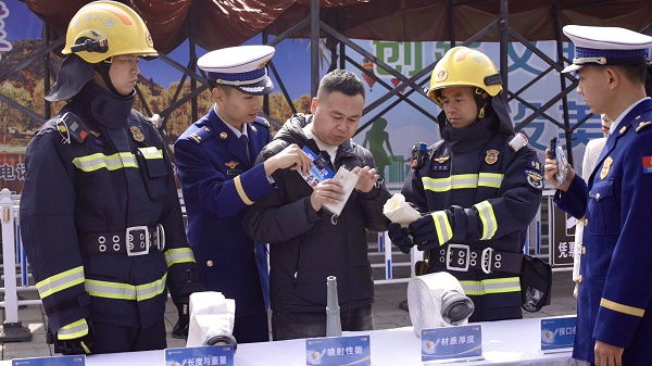 铜川印台区：实景实验揭秘真假消防产品
