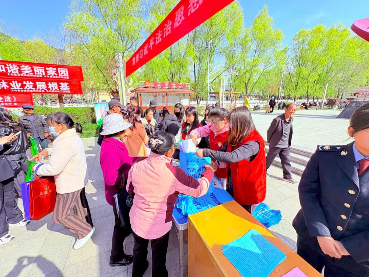 宝鸡市太白县气象局开展全民国家安全教育日系列宣传活动