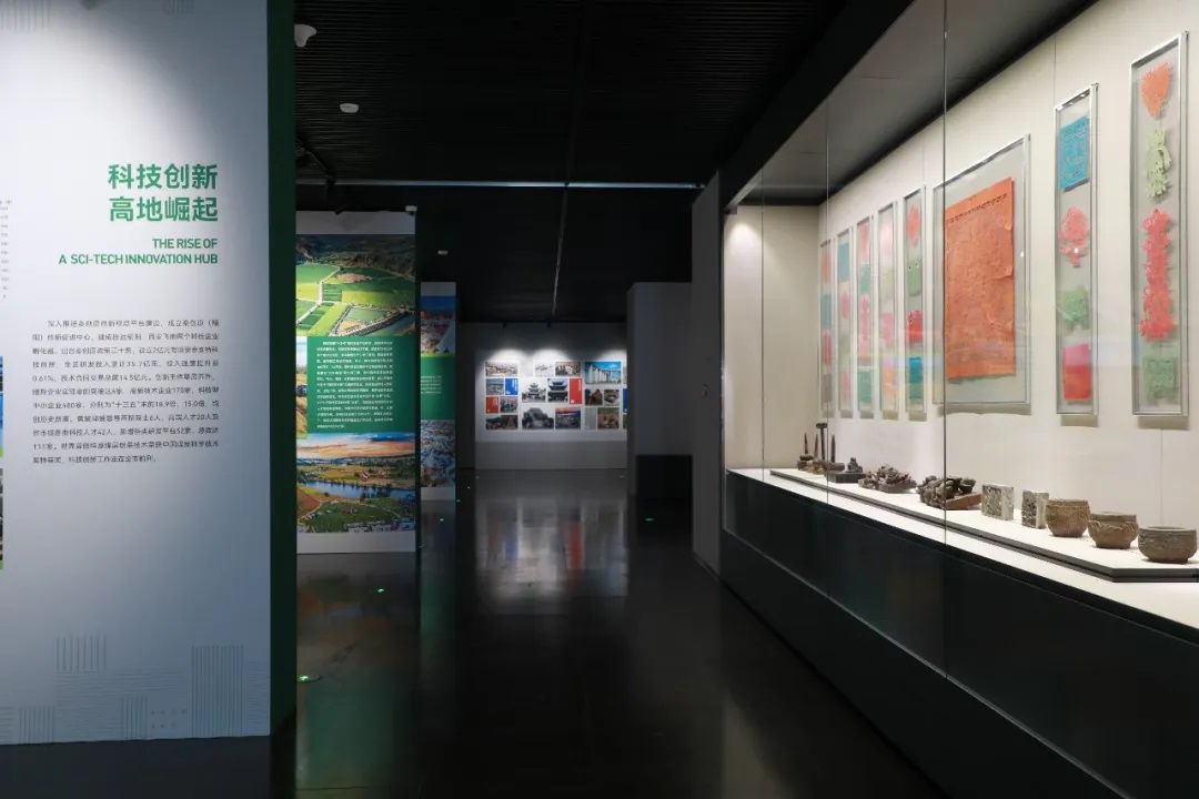 榆阳展区亮相榆林市展览馆