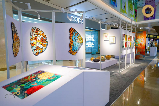 百件毕设作品走进商圈 “City吸引力·艺术发光体”在西安熙地港