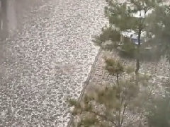 冰雹+雷暴大风 陕西榆林多地突发强对流天气