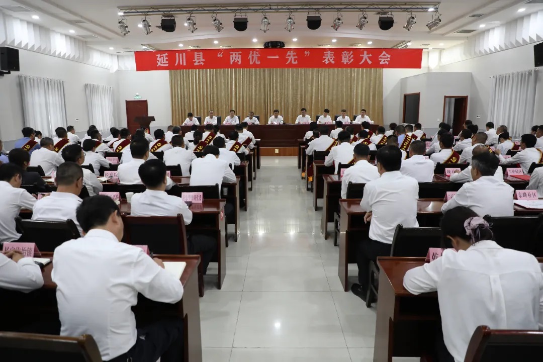  延安市延川县召开“两优一先”表彰大会