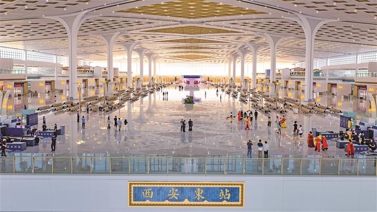 西安东站旅客发送量突破百万 开行线路覆盖全国45座城市