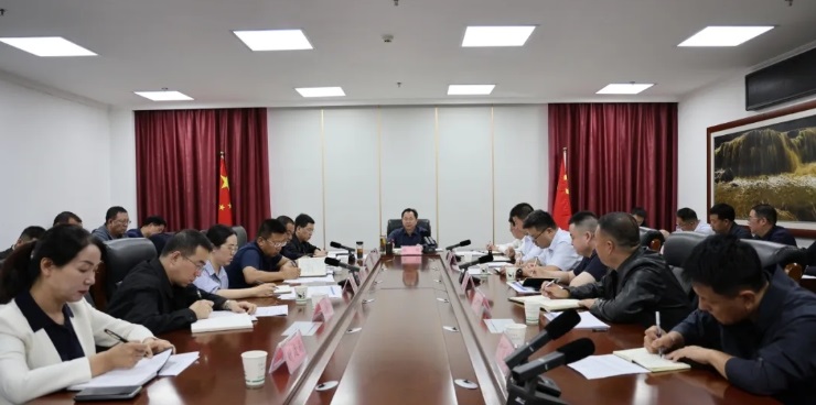 <b>延安市宜川县委书记张明主持召开灾后恢复重建工作专题会</b>