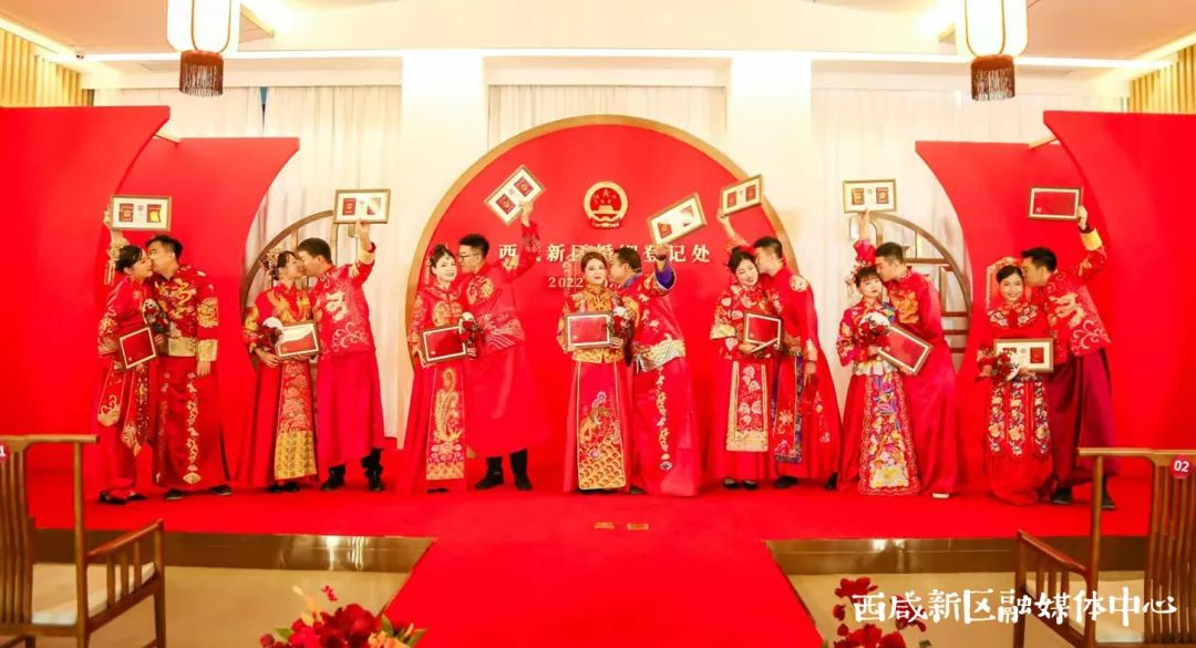 <b>公园里就能领结婚证！西咸新区婚姻登记便民服务窗口在昆明池·七夕公园启</b>