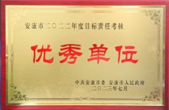 <b>安康市场监督管理局喜获年度目标责任考核“四连优”</b>